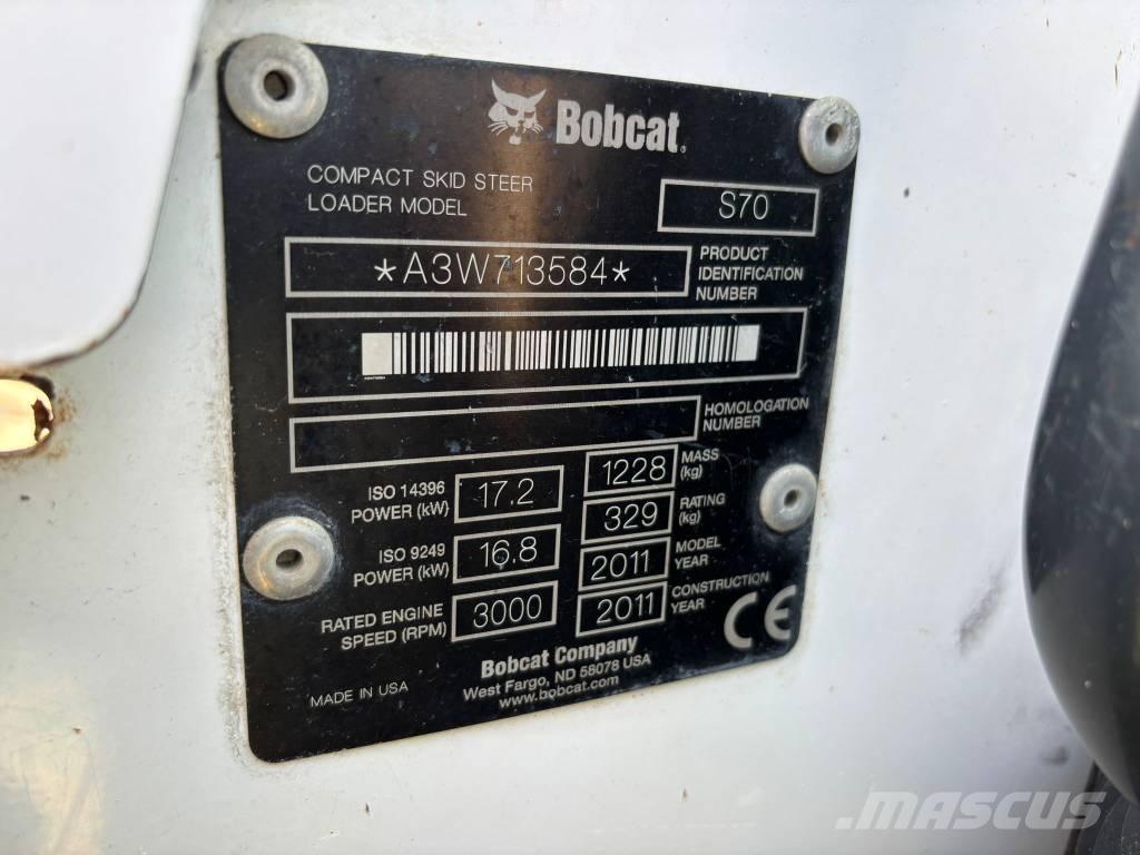 Bobcat S 70 Carregadoras de direcção deslizante