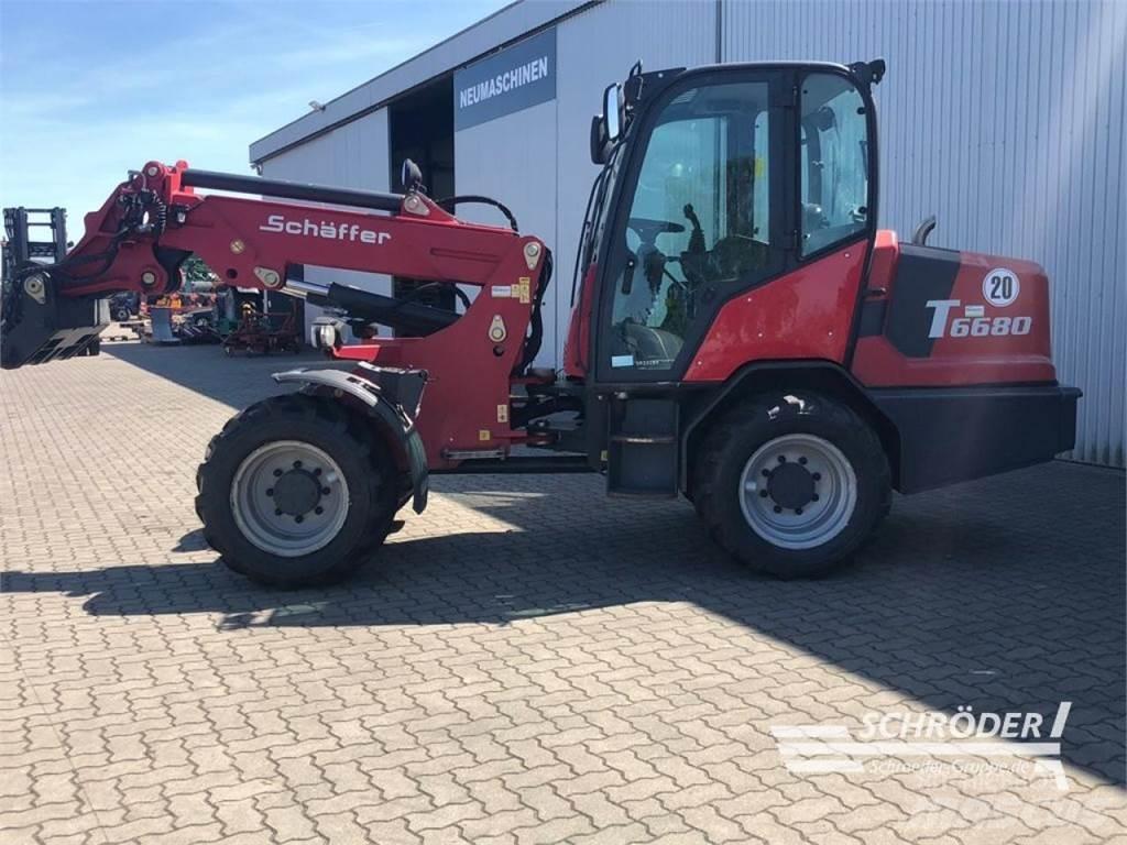 Schäffer 6680 T Pás carregadoras de rodas