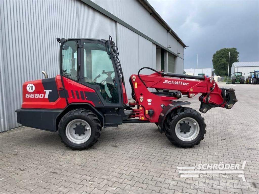 Schäffer 6680 T Pás carregadoras de rodas