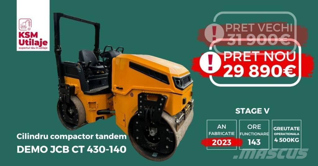 JCB CT430-140 Cilindros Compactadores tandem