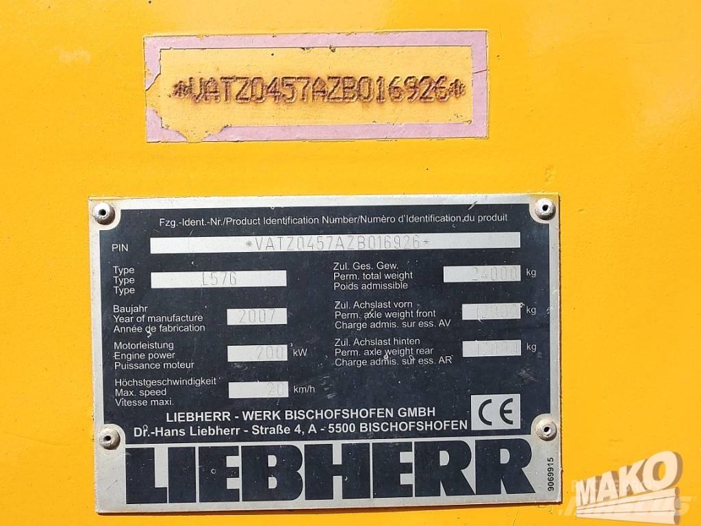 Liebherr L 576 Pás carregadoras de rodas
