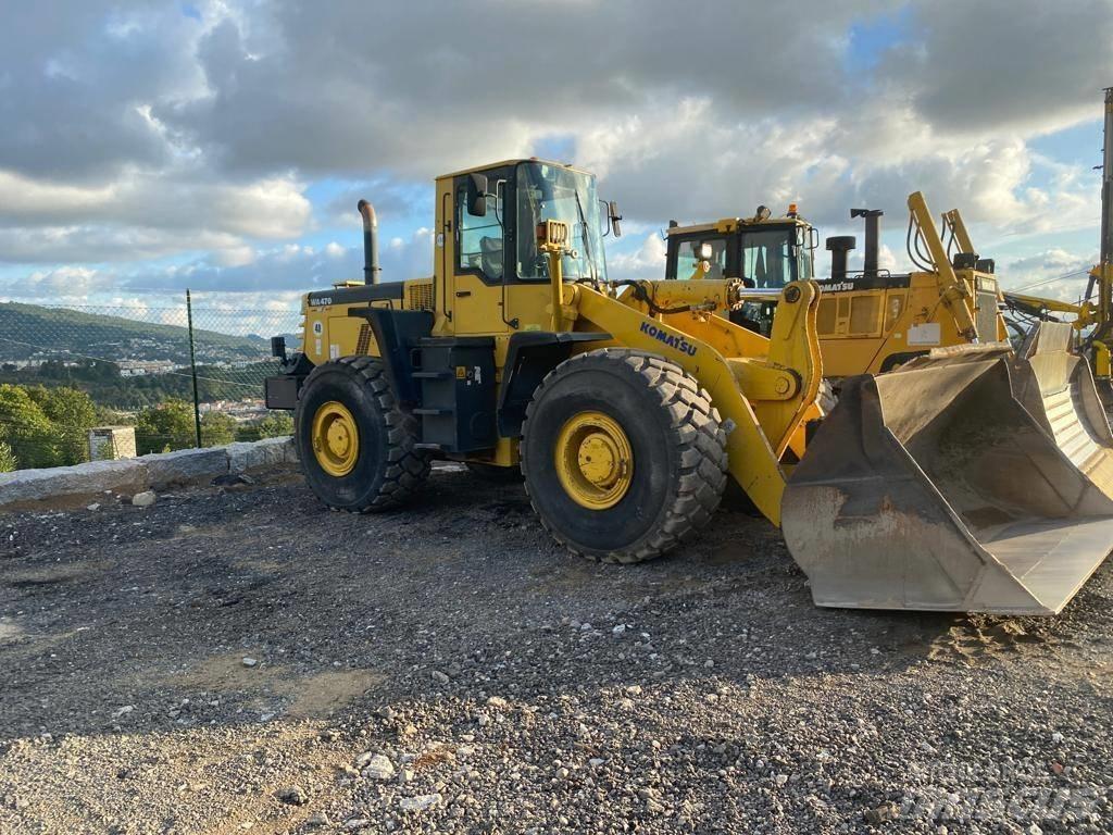 Komatsu WA 470 Pás carregadoras de rodas