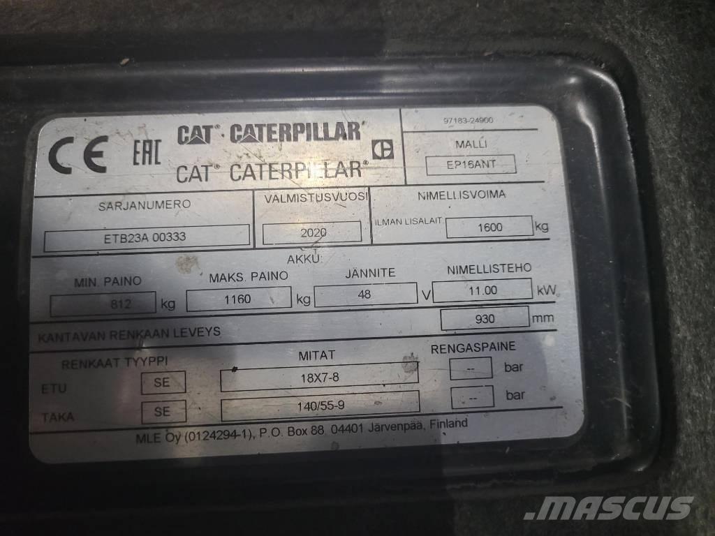 CAT EP 16 ANT Empilhadores eléctricos