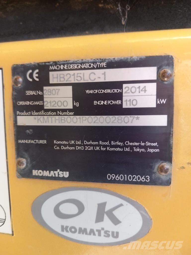 Komatsu HB 215 LC-1 Electrónica