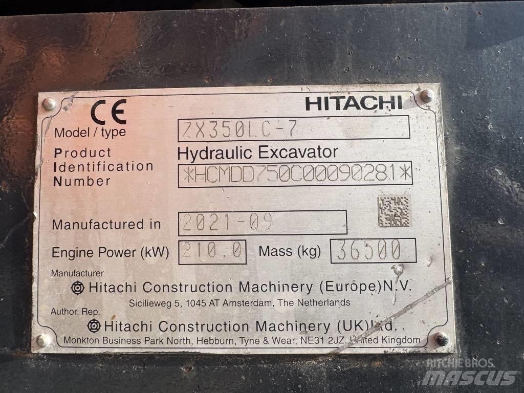 Hitachi ZX 350 LC-7 Escavadoras de rastos