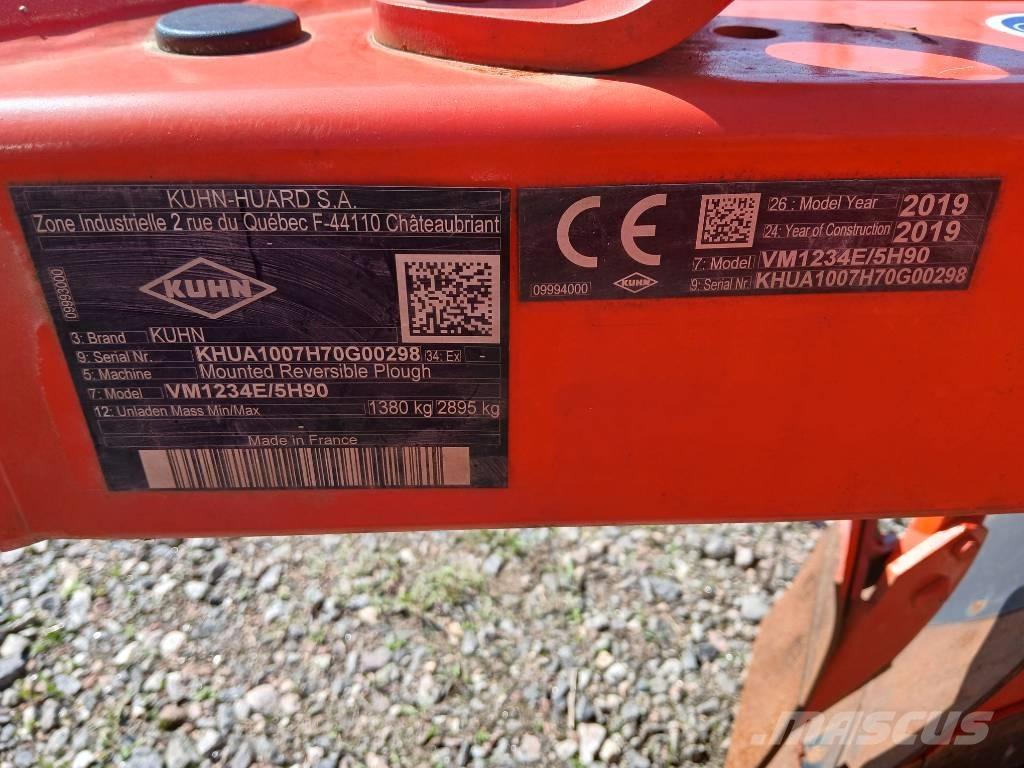 Kuhn Vari-Master 123 Charruas reversíveis