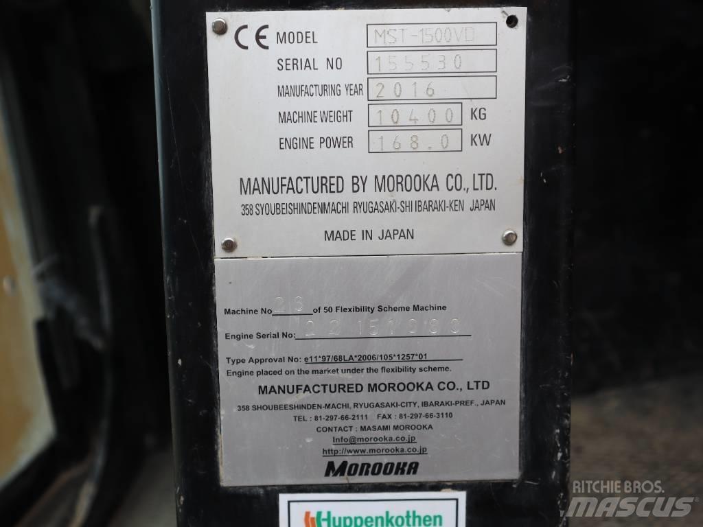 Morooka MST 1500 V D Dumpers de lagartas