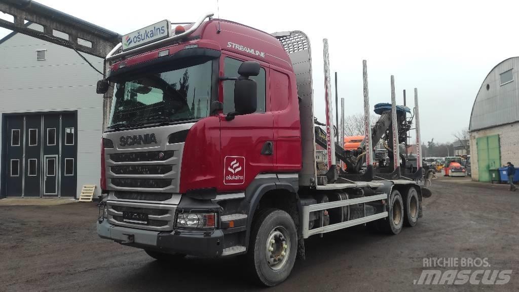 Scania R410 Camiões de transporte de troncos