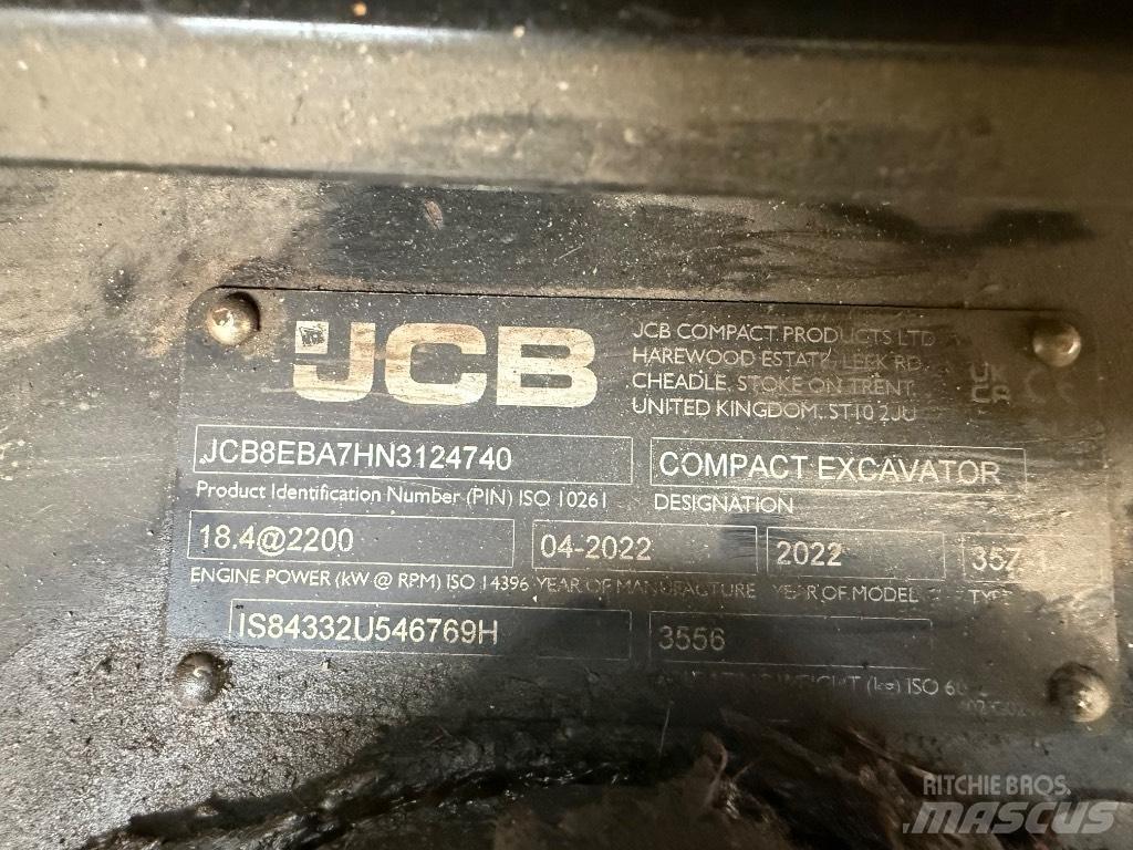 JCB 35Z-1 Mini Escavadoras <7t