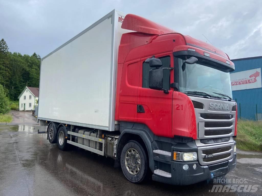 Scania R 490 LB Camiões de caixa fechada
