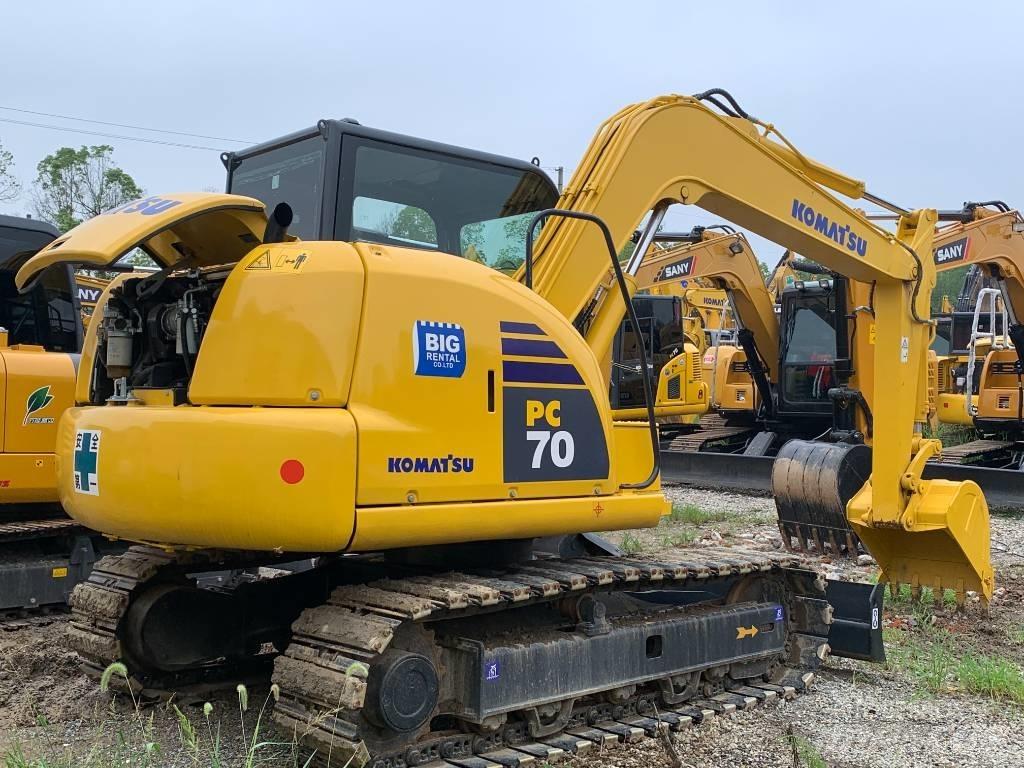 Komatsu PC 70 Escavadoras Midi 7t - 12t