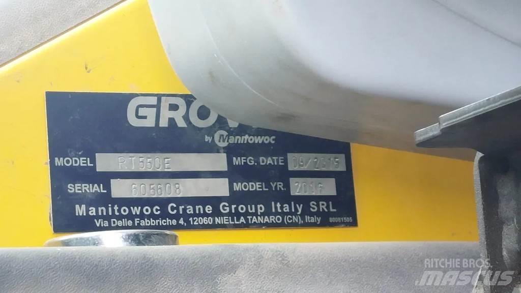 Grove RT 550E Gruas Fora-de-estrada