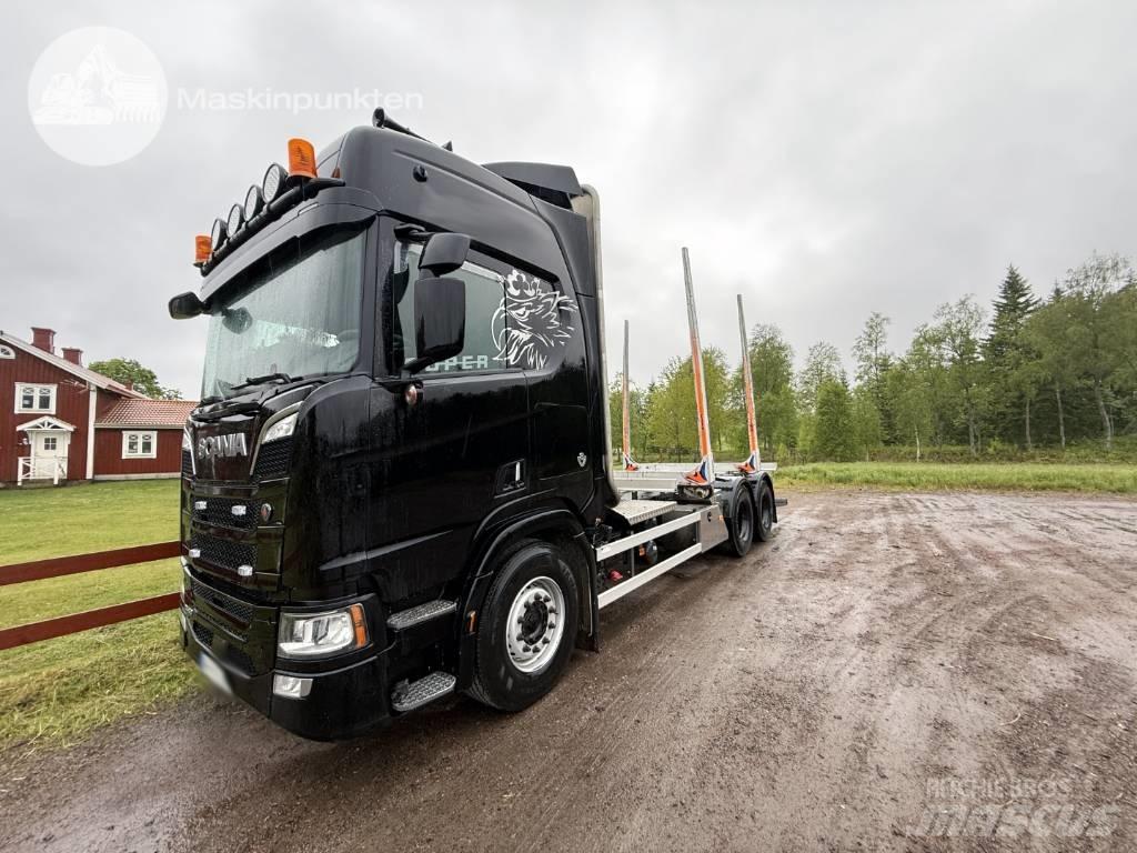 Scania R 580 Camiões de transporte de troncos