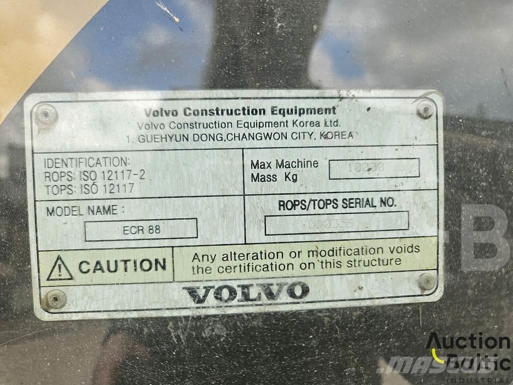 Volvo ECR 88 Escavadoras Midi 7t - 12t