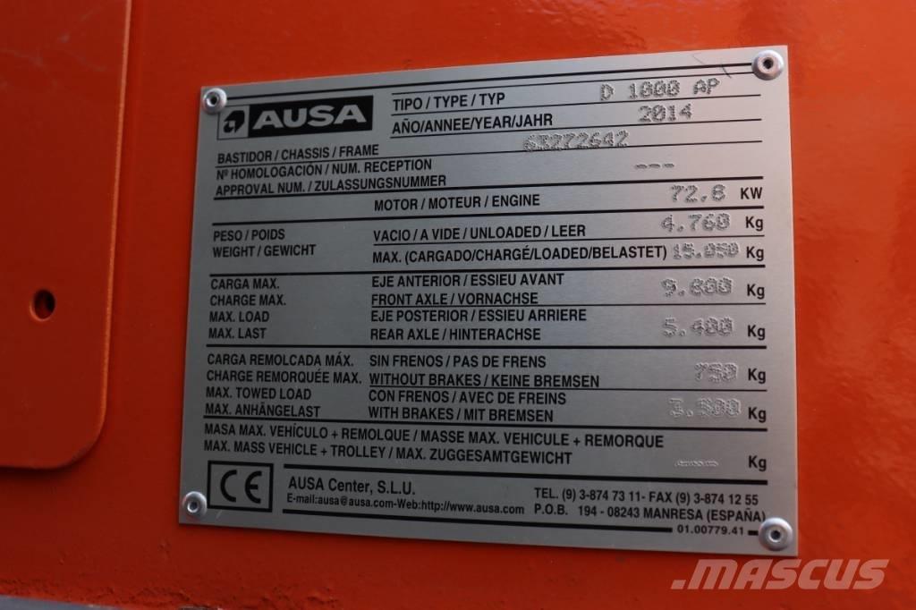 Ausa D 1000 AP Dumpers de obras