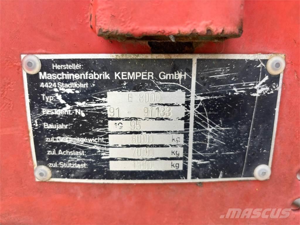 Kemper E 8000 Espalhadores de estrume