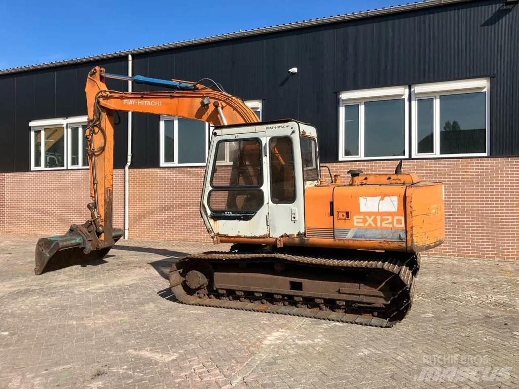 Fiat Hitachi EX120 Escavadoras de rastos