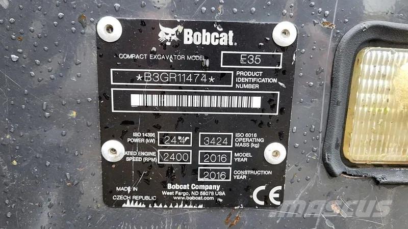 Bobcat E35 - 3500 KG Mini Escavadoras <7t