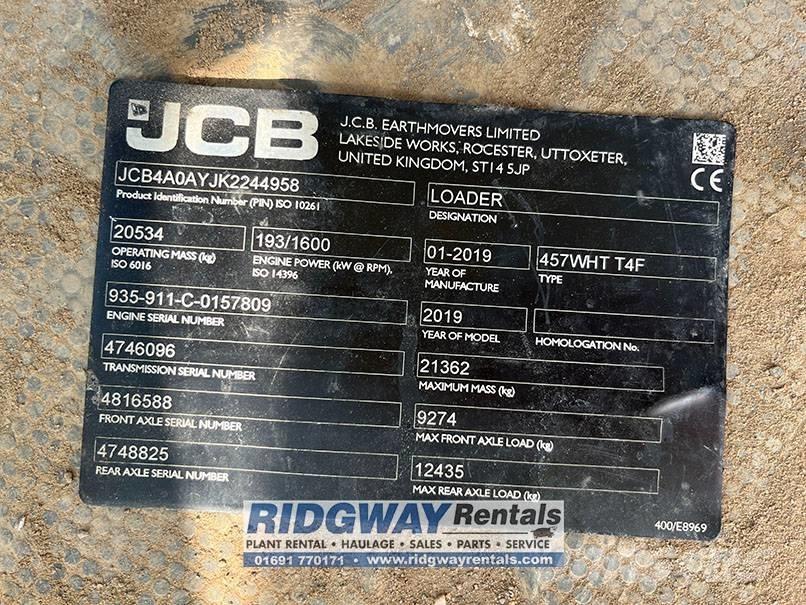 JCB 457 Pás carregadoras de rodas