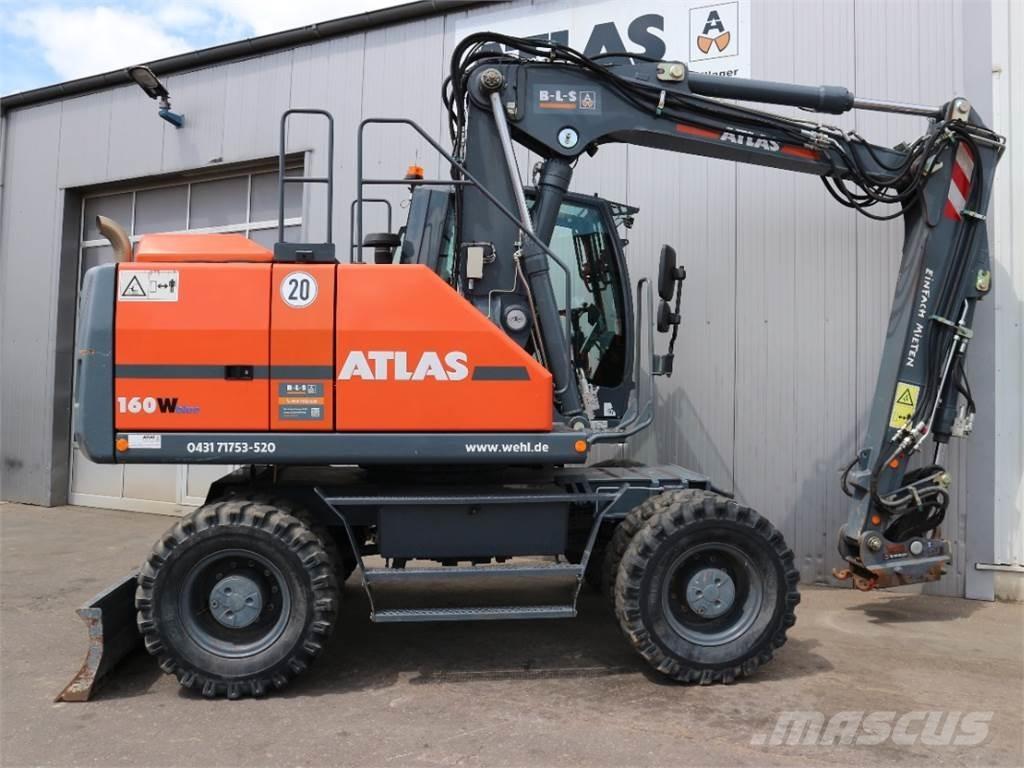 Atlas 160W-BLUE Escavadoras de rodas