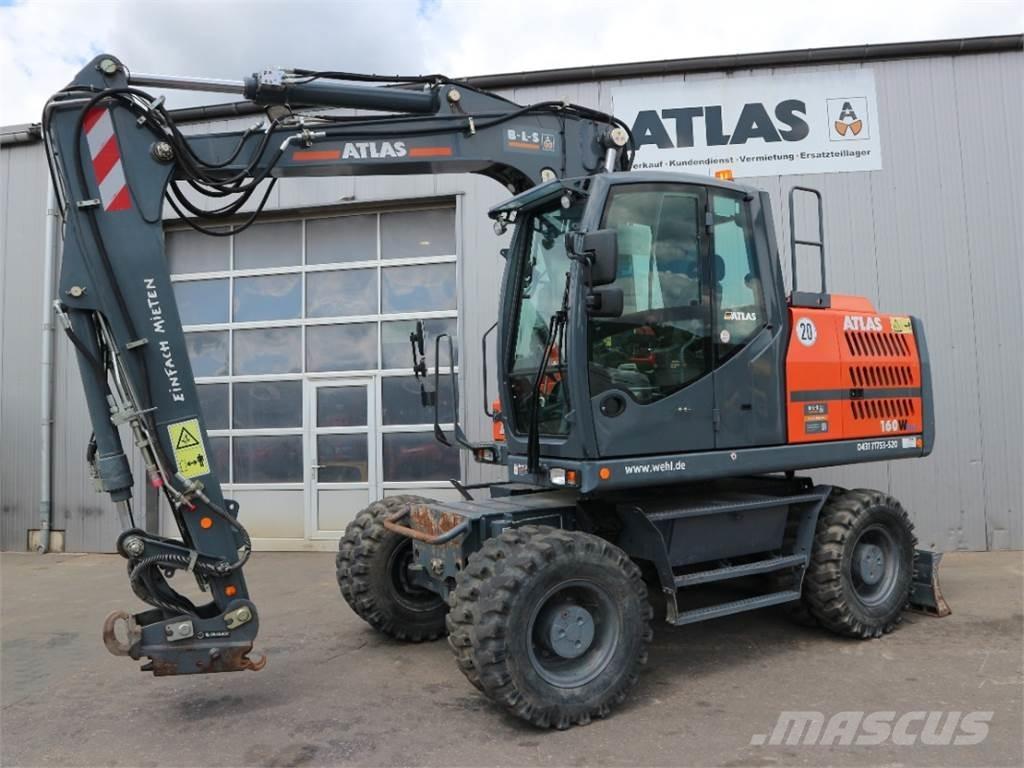 Atlas 160W-BLUE Escavadoras de rodas