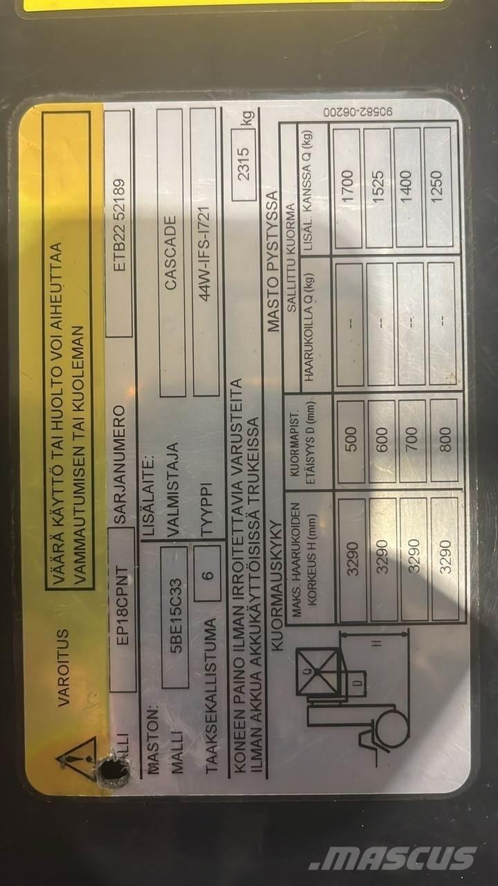  CMTPE Empilhadores eléctricos