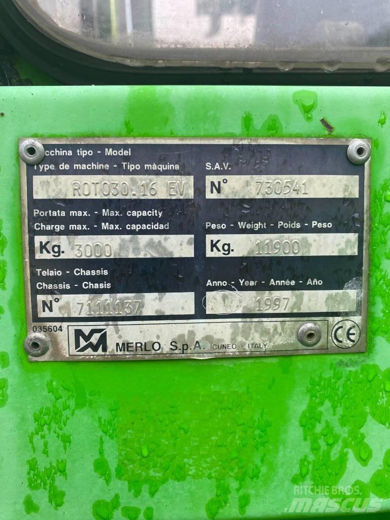 Merlo Roto 30.16 EV Manipuladores telescópicos