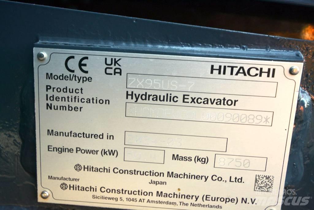 Hitachi ZX 95 US-7 Escavadoras Midi 7t - 12t