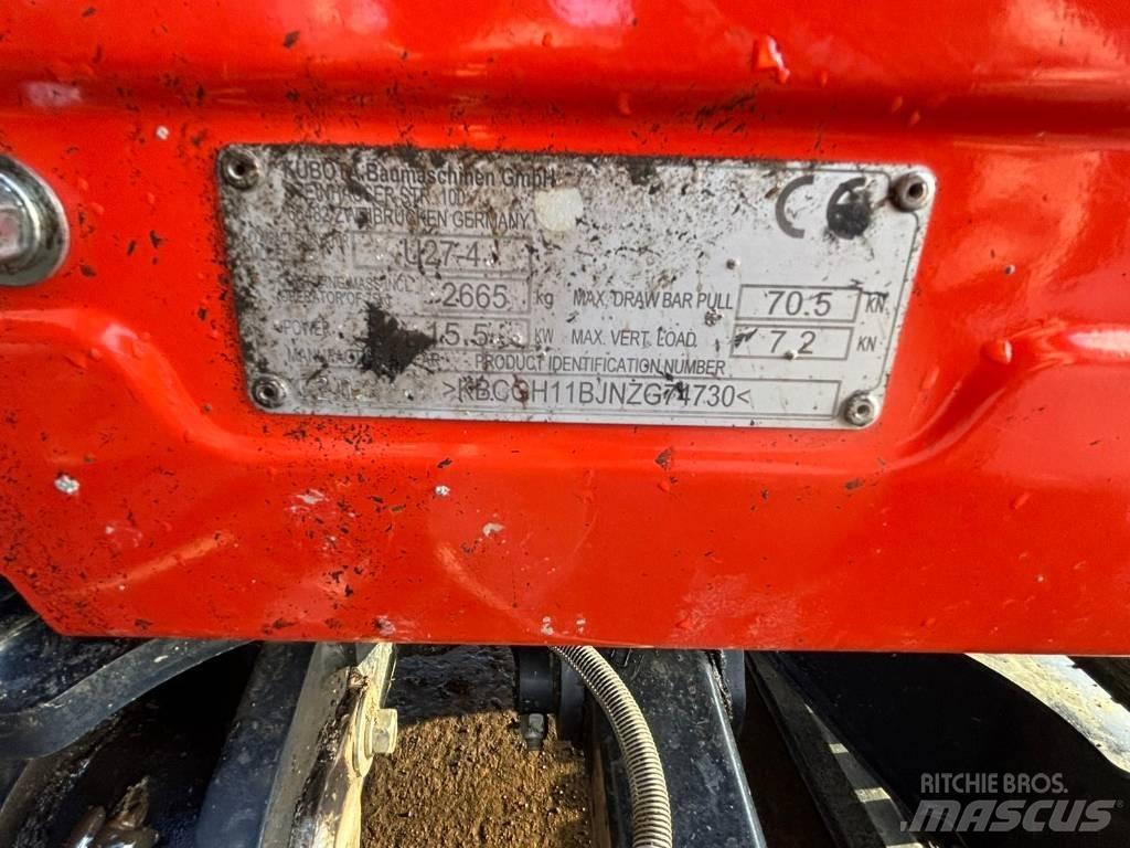 Kubota U 27-4 Mini Escavadoras <7t