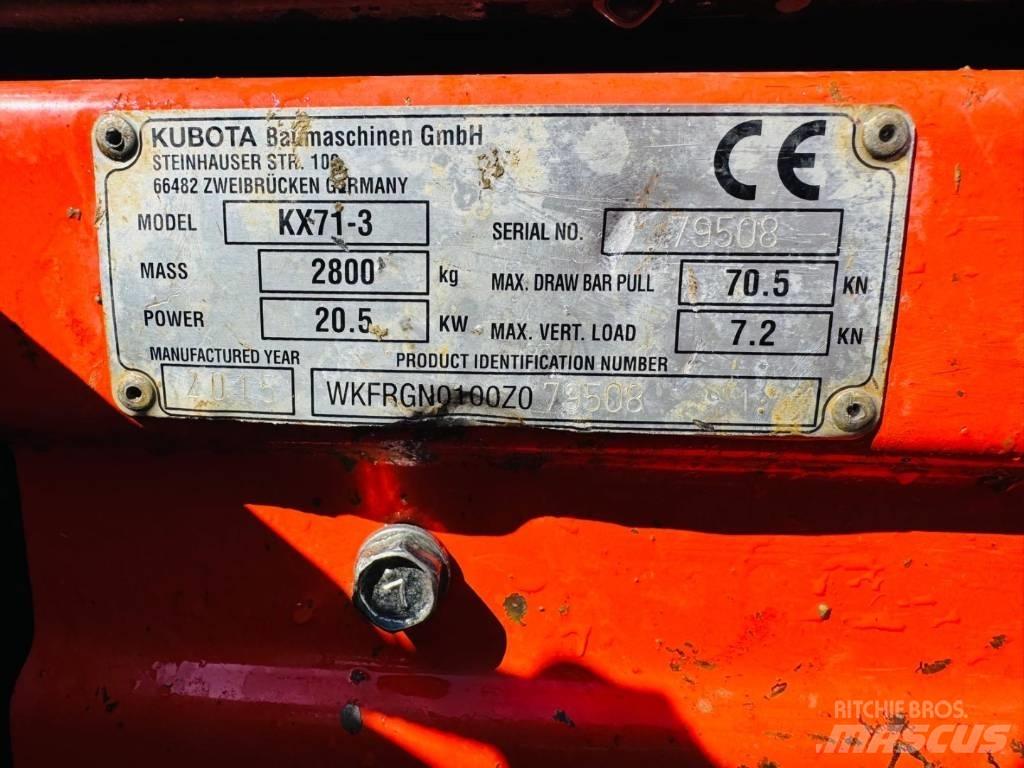 Kubota KX 71-3 Mini Escavadoras <7t