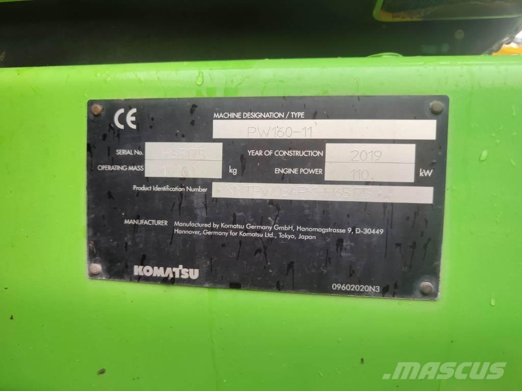Komatsu PW 160-11 Escavadoras de rodas