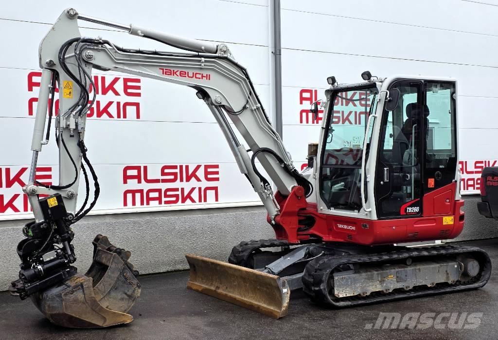 Takeuchi TB 260 Mini Escavadoras <7t