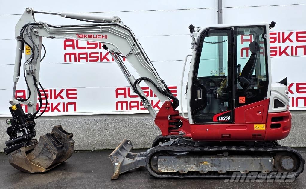 Takeuchi TB 260 Mini Escavadoras <7t