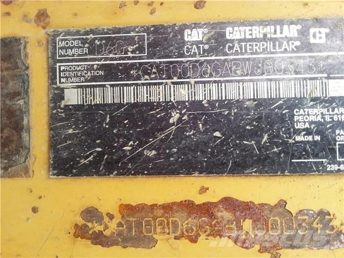 CAT D 6 G Dozers - Tratores rastos