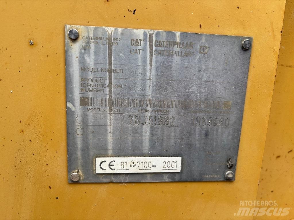 CAT 908 Pás carregadoras de rodas