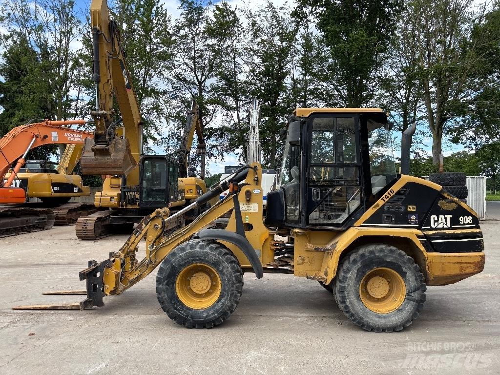 CAT 908 Pás carregadoras de rodas