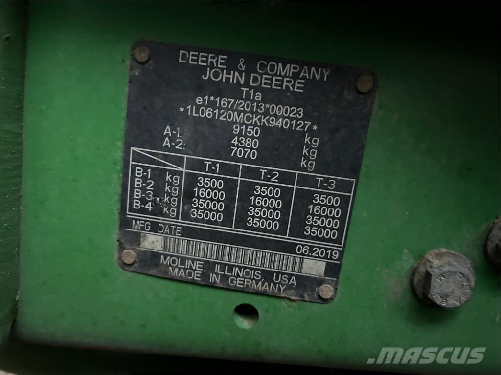 John Deere 6120M Tratores Agrícolas usados