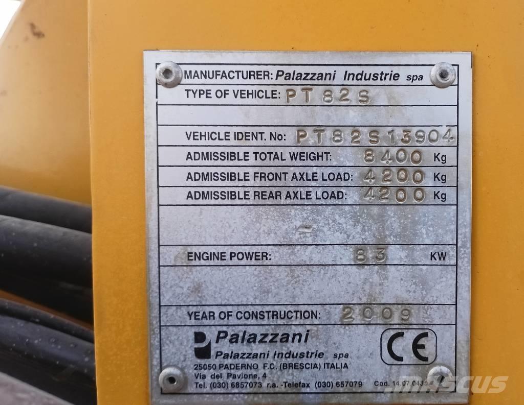 Palazzani PT82 Carregadoras rodas telescópicas