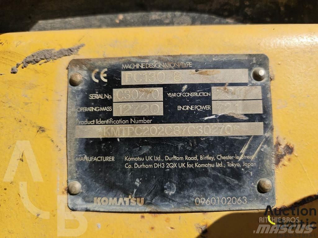 Komatsu PC130-8 Escavadoras de rastos