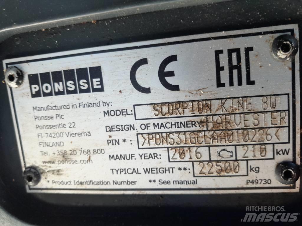 Ponsse Scorpion King Processadores florestais