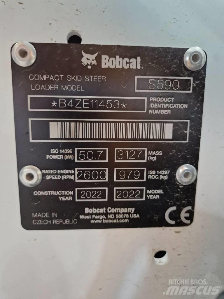 Bobcat S 590 Carregadoras de direcção deslizante