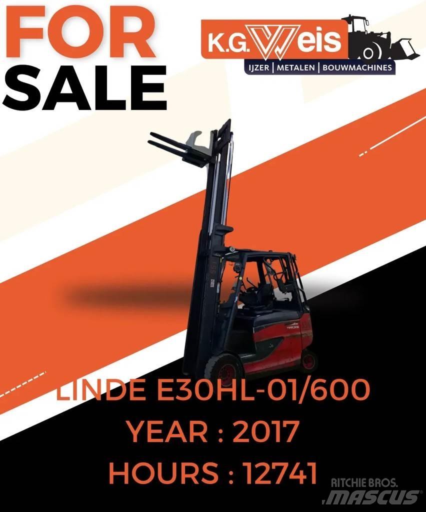 Linde E30HL01-600 Empilhadores eléctricos