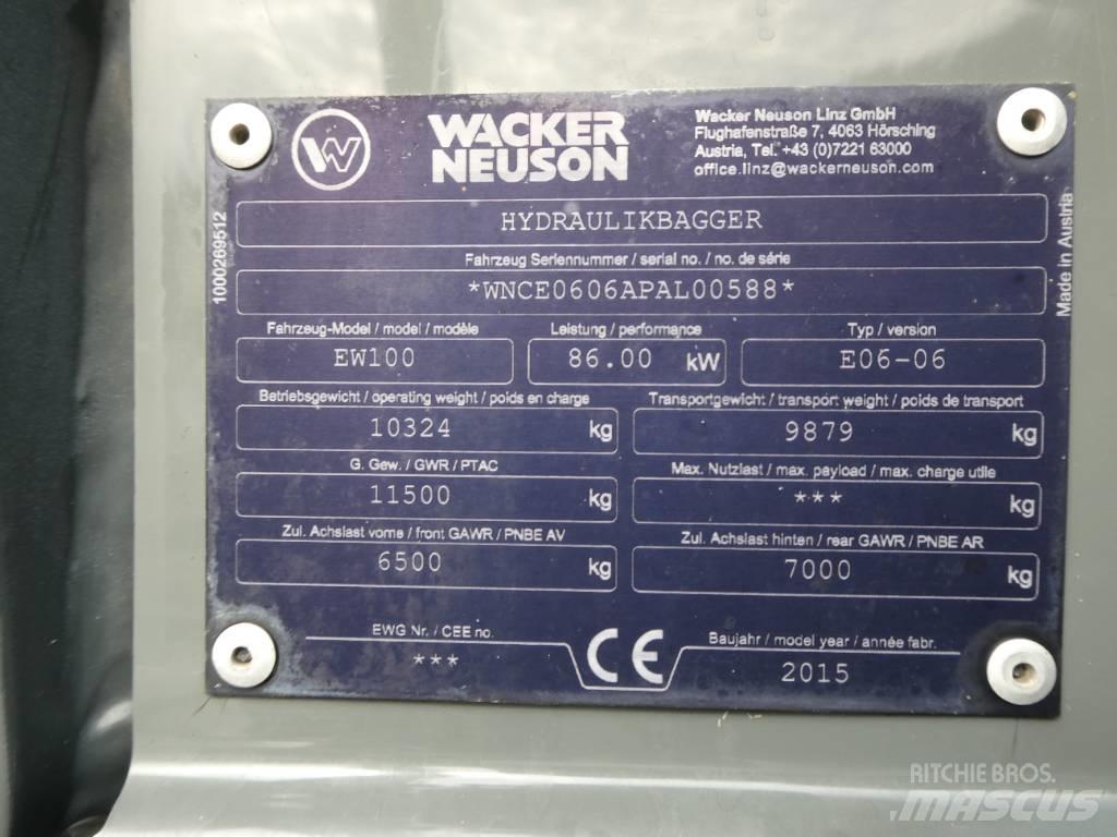 Wacker Neuson EW 100 Escavadoras de rodas