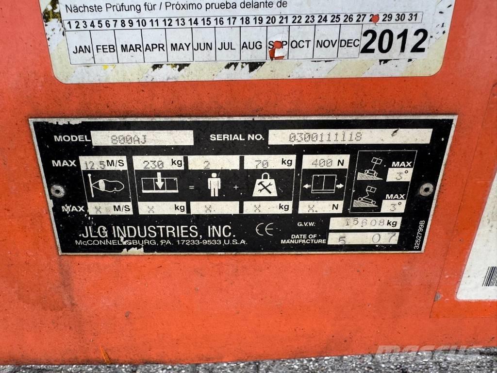 JLG 800 AJ Elevadores braços articulados