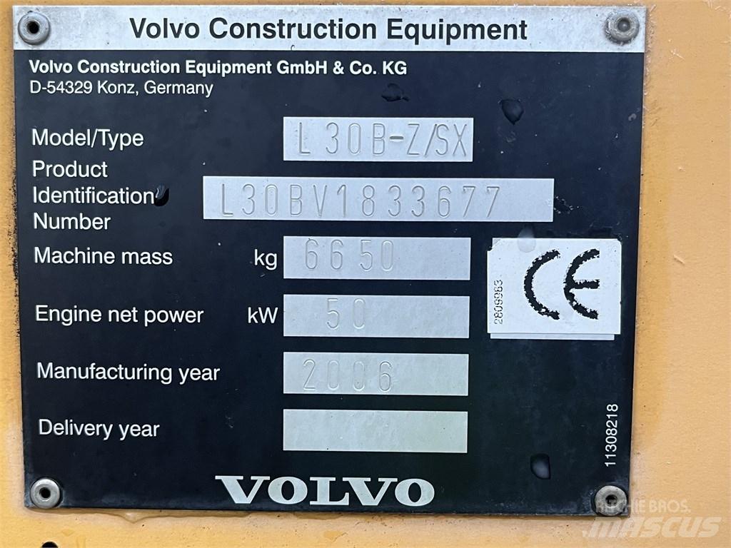 Volvo L 30 B Pás carregadoras de rodas