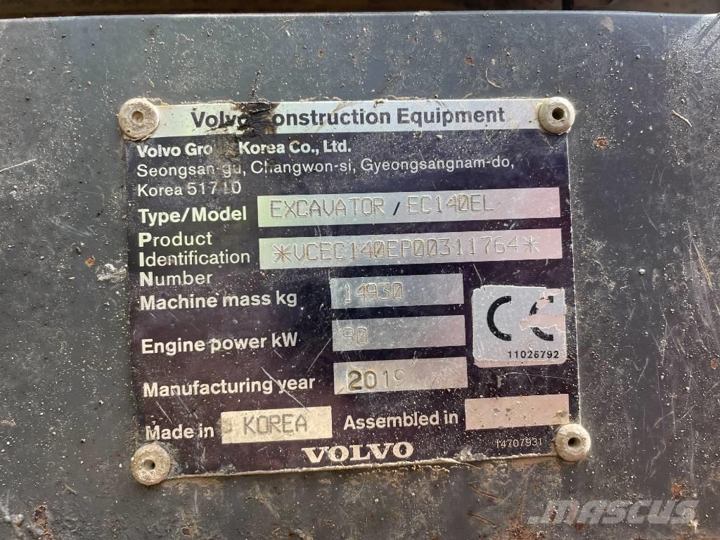 Volvo EC 140 Escavadoras de rastos