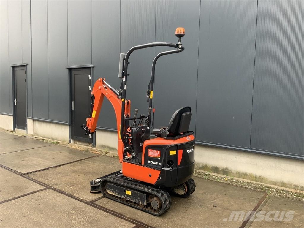 Kubota K 008-5 Mini Escavadoras <7t