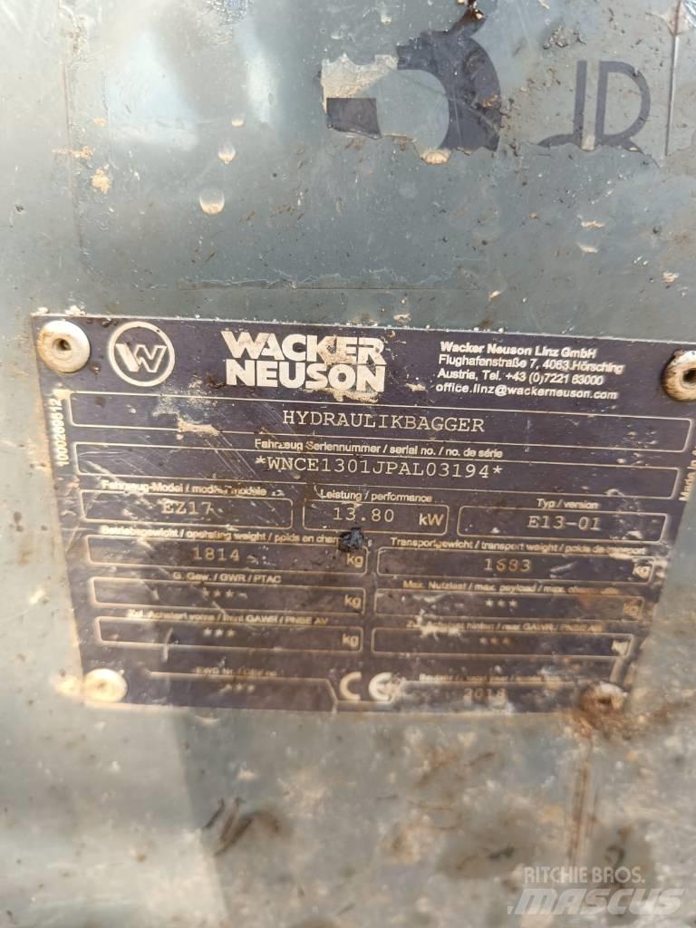 Wacker Neuson EZ 17 Mini Escavadoras <7t