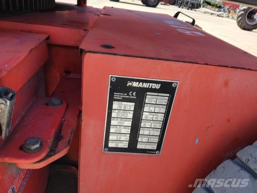 Manitou 150 AET JC Elevadores braços articulados