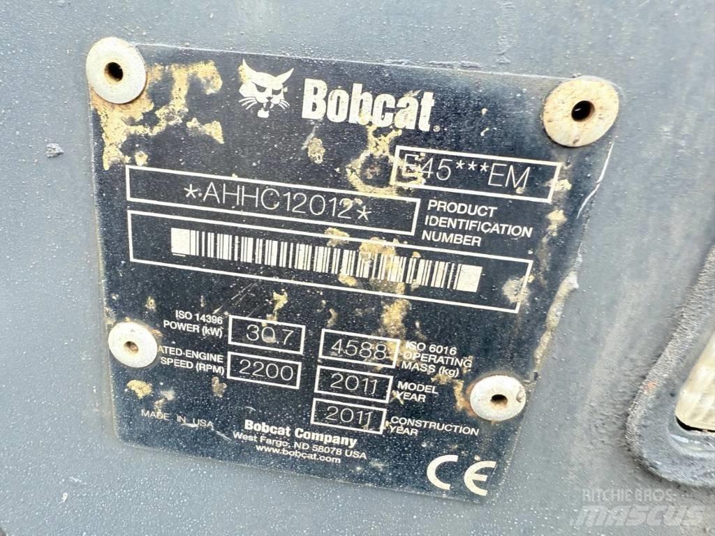 Bobcat E 45 EM Mini Escavadoras <7t